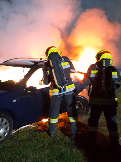 Technische Übung – Fahrzeugbrand